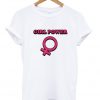 girl power logo T shirt
