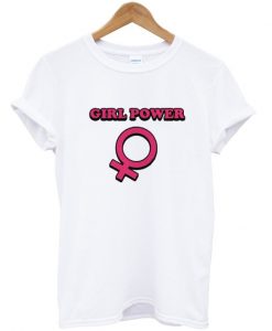 girl power logo T shirt