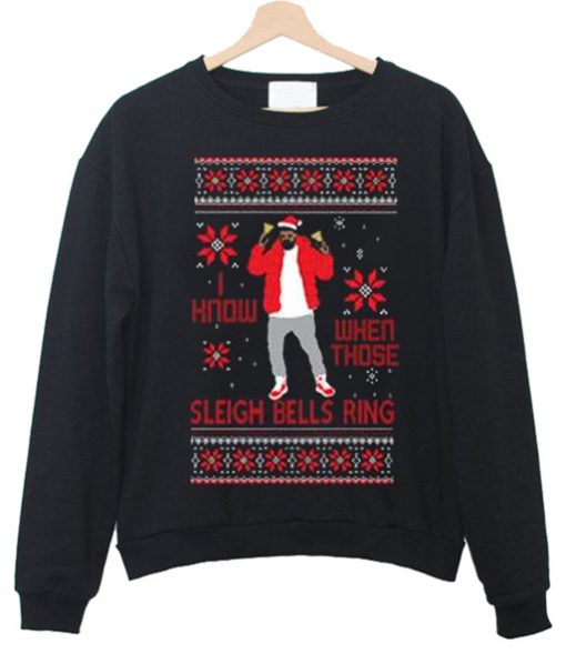 Drake Sleigh Christmas Bells Ring Sweatshirt
