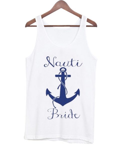 nauti bride Adult tank top