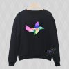 Amazingphil Geometric Rainbow Hummingbird Sweatshirt
