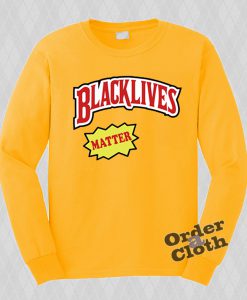 Black Lives Matter Yellow Sweatshirt