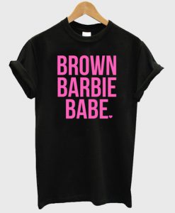 Brown Barbie Babe T-shirt