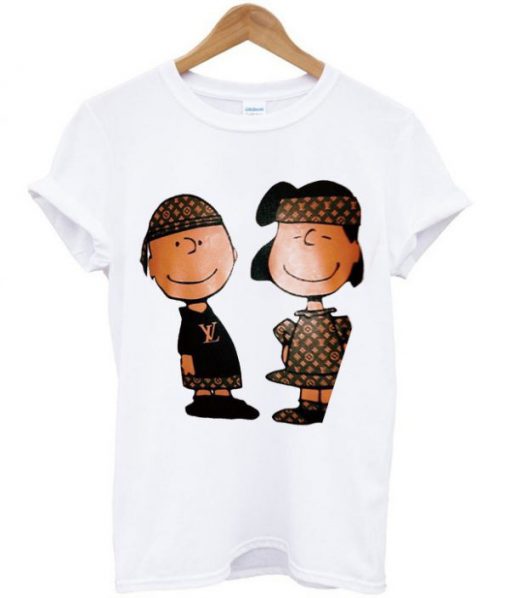 Charlie Brown And Lucy Louis Vuitton T-Shirt