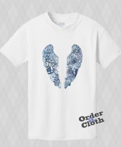 Coldplay Ghost Stories wings T shirt