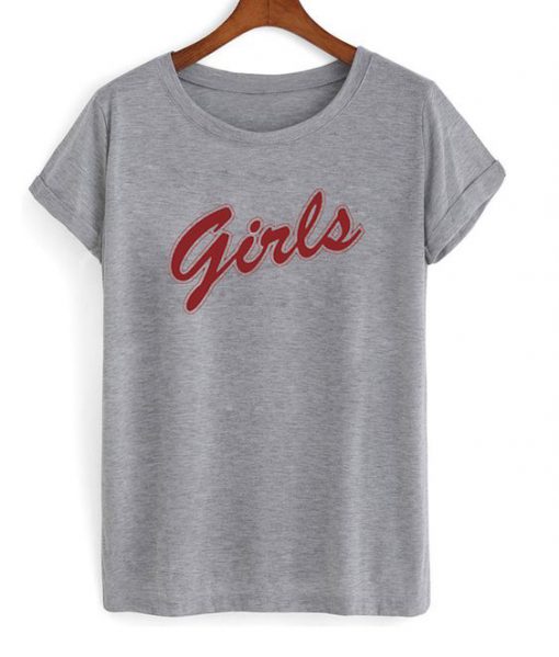 Girls red letters t-shirt