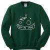 Give Me Space Green Sweatshirt
