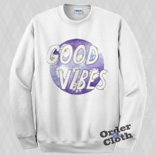 Good Vibes Daisy Flower Sweatshirt