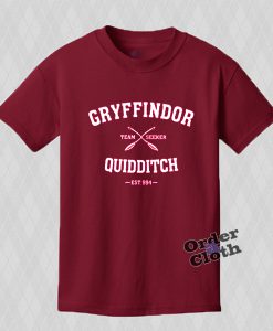 Gryffindor Quidditch Team Seeker T Shirt