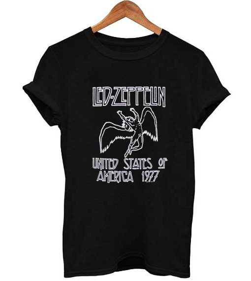 Led Zeppelin United States Of America 1977 t-shirt