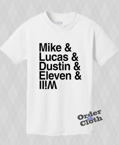 Mike, Lucas Eleven, Stranger Things T-shirt