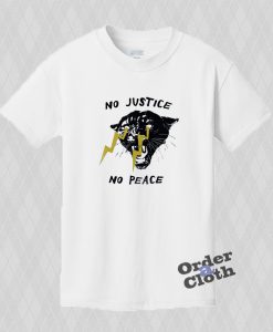 No justice no peace T-shirt