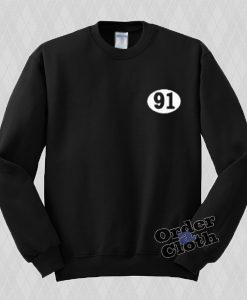 Number 91 Sweatshirt