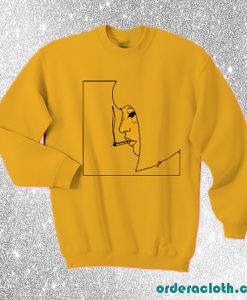 Smoking Girl Sweatshirt