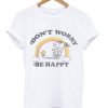 Snoopy dont worry be happy t-shirt