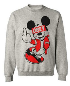 Mickey Mouse Obey Sweatshirt