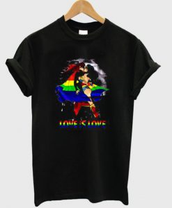 Love Is Love Wonder Woman T-shirt