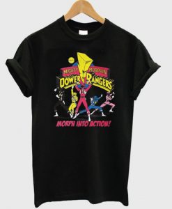 Power Rangers Morph Into Action T-shirt