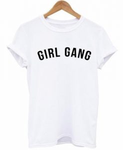 Girl Gang Slogan T-shirt