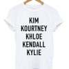 Kardashian's T-shirt