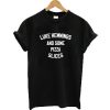 Luke Hemmings And Some Pizza Slices T-shirt