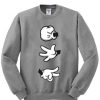 Mickey Mouse Hand Signs Sweatshirt