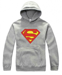 Superman Logo Pullover Hoodie
