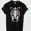 Twins Fetus Skeleton T-shirt