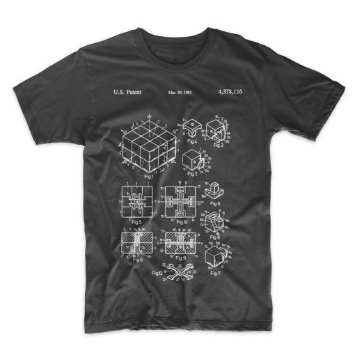 Rubik's Cube Patent T-Shirt