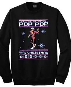 Bruno Mars Pop pop It's Christmas Sweatshirt
