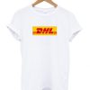 DHL Logo Print T Shirt