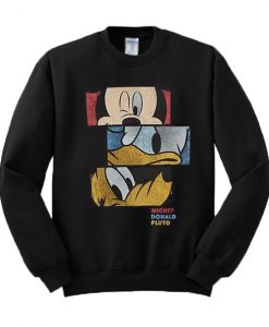 Mickey Donald Pluto Sweatshirt