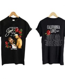 California Love Tour Selena-Tupac T-shirt
