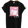 Japanese Otaku Stylish Aesthetic Milk T-Shirt