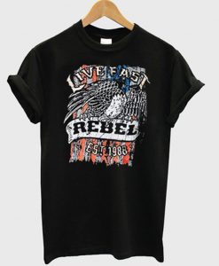 Live Fast Rebel T-shirt