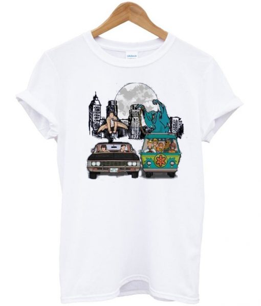 Supernatural and Scooby Doo on The Open Road Tee
