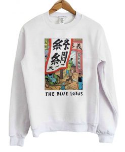 The Blue Lotus Tintin Sweatshirt
