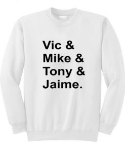 Vic Mike Tony Jaime Pierce The Veil Sweatshirt