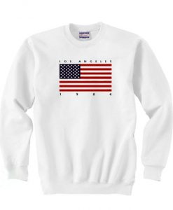 Los Angeles 1984 USA Flag Sweatshirt