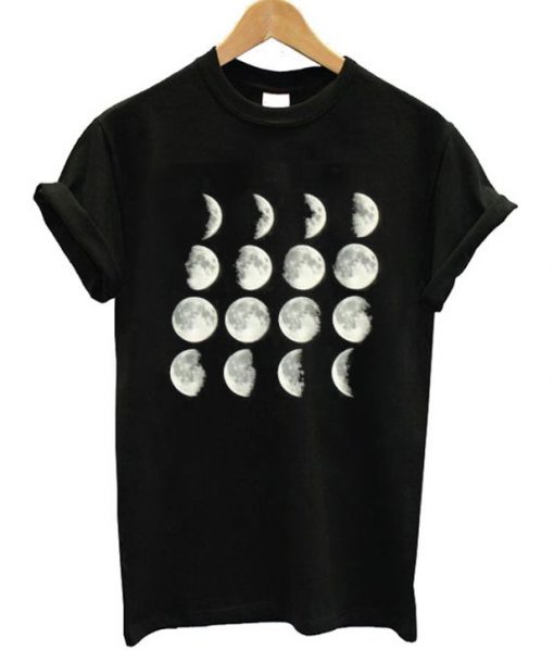 Moon Phase Graphic T-Shirt