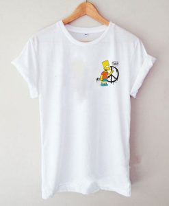 Bart Simpson Peace Man T-Shirt