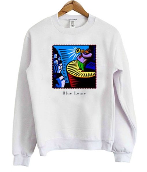 Blue Louie Pop Art Sweatshirt