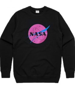 Nasa Pink Logo Sweatshirt