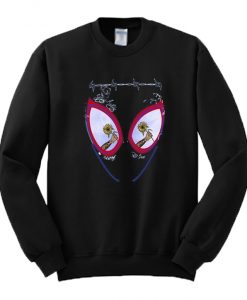 Post Malone Face Painting Stay Away Always Tired Sweatshirt