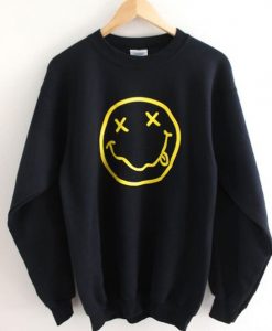 Nirvana Smiley Logo Sweatshirt