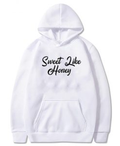 Sweet Like Honey Slogan Hoodie