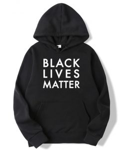Black Lives Matter Graphic Pullover Hoodie