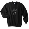 ARMY Jungkook Hand Tattoos Sweatshirt