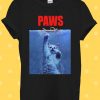 Paws Cat Kitten Meow Parody Hipster T Shirt