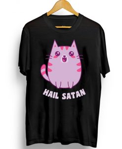 Hail Satan Cat T-Shirt